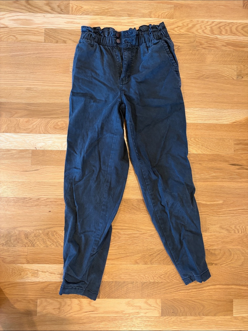 Universal Thread Navy Paperbag Boyfriend Jeans